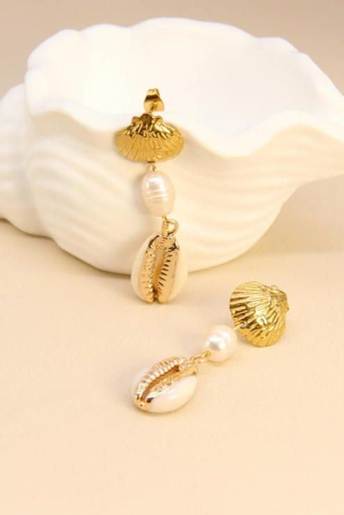 Boucles d'oreilles Sable d'or