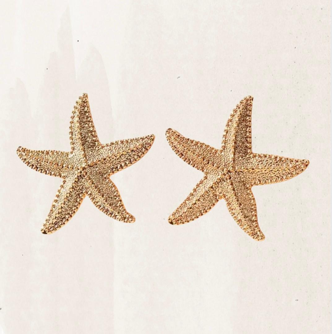Boucles d'oreilles étoile de mer