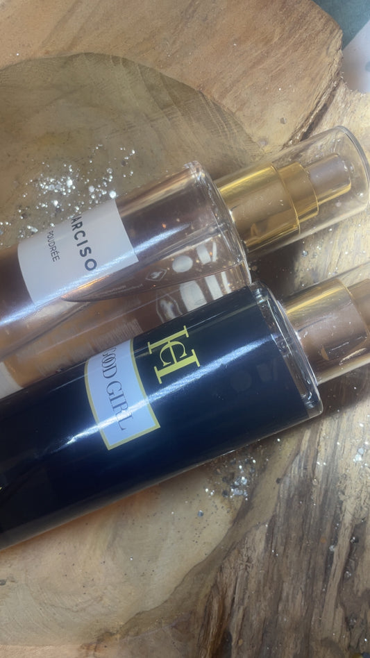 Brumes parfumées corps et cheveux senteurs femmes luxe