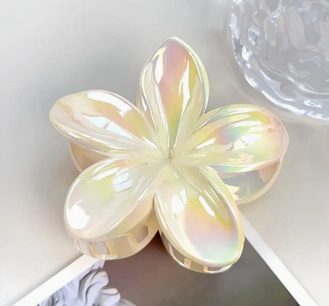 Pince à cheveux fleur