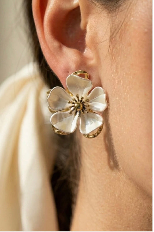 Boucles d'oreilles Frangipanier