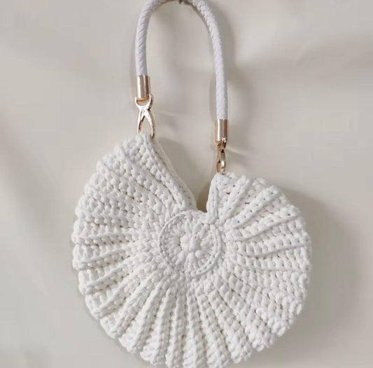 Sac crochet coquillage