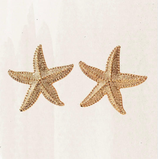 Boucles d'oreilles étoile de mer